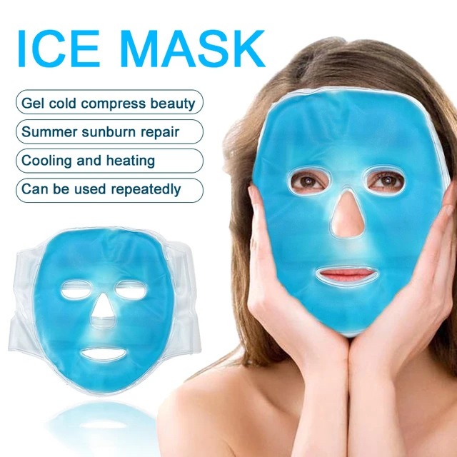 Full Face Massage Ice Mask Hot - огляд і ціна Cold Pack Ice Gel