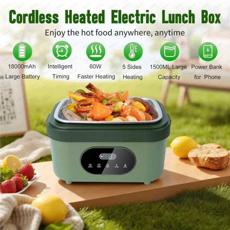 Gison 1.5L Portable Wireless H - огляд і ціна Portable Food Warmer