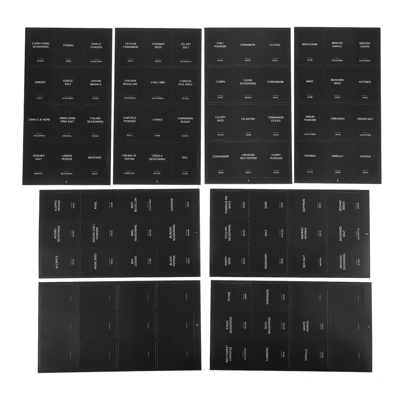 32Pcs Spice Stickers Waterproo - огляд і ціна Food Storage Jar Labels
