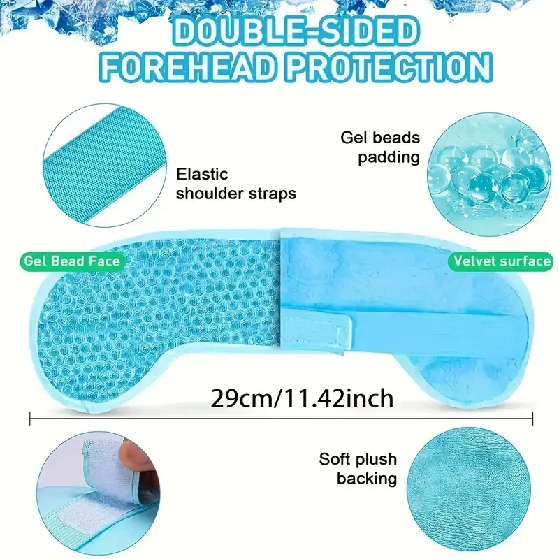 Hot/Cold Gel Bead Migraine Wra - огляд і ціна Cold Pack Ice Gel