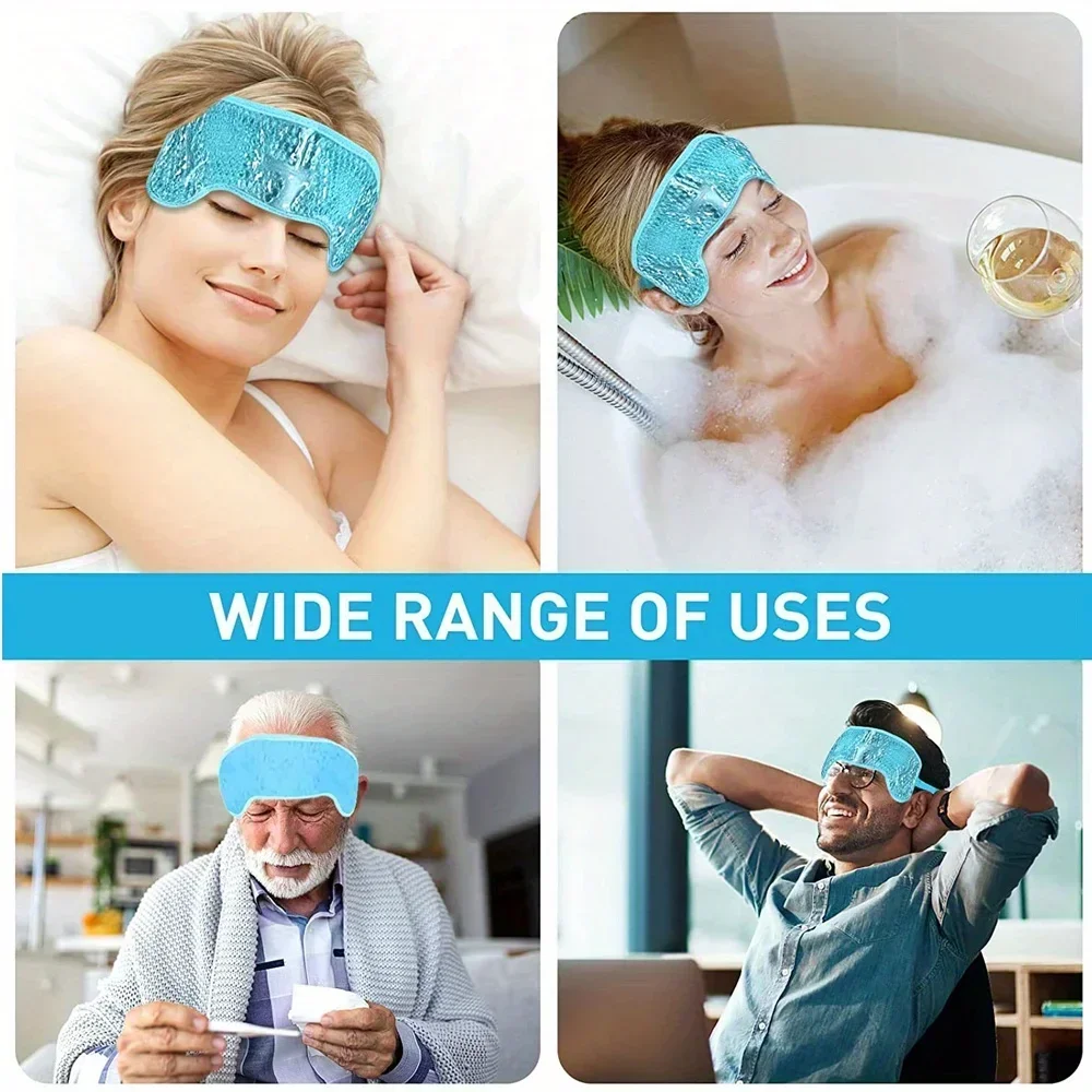 Hot/Cold Gel Bead Migraine Wra - огляд і ціна Cold Pack Ice Gel