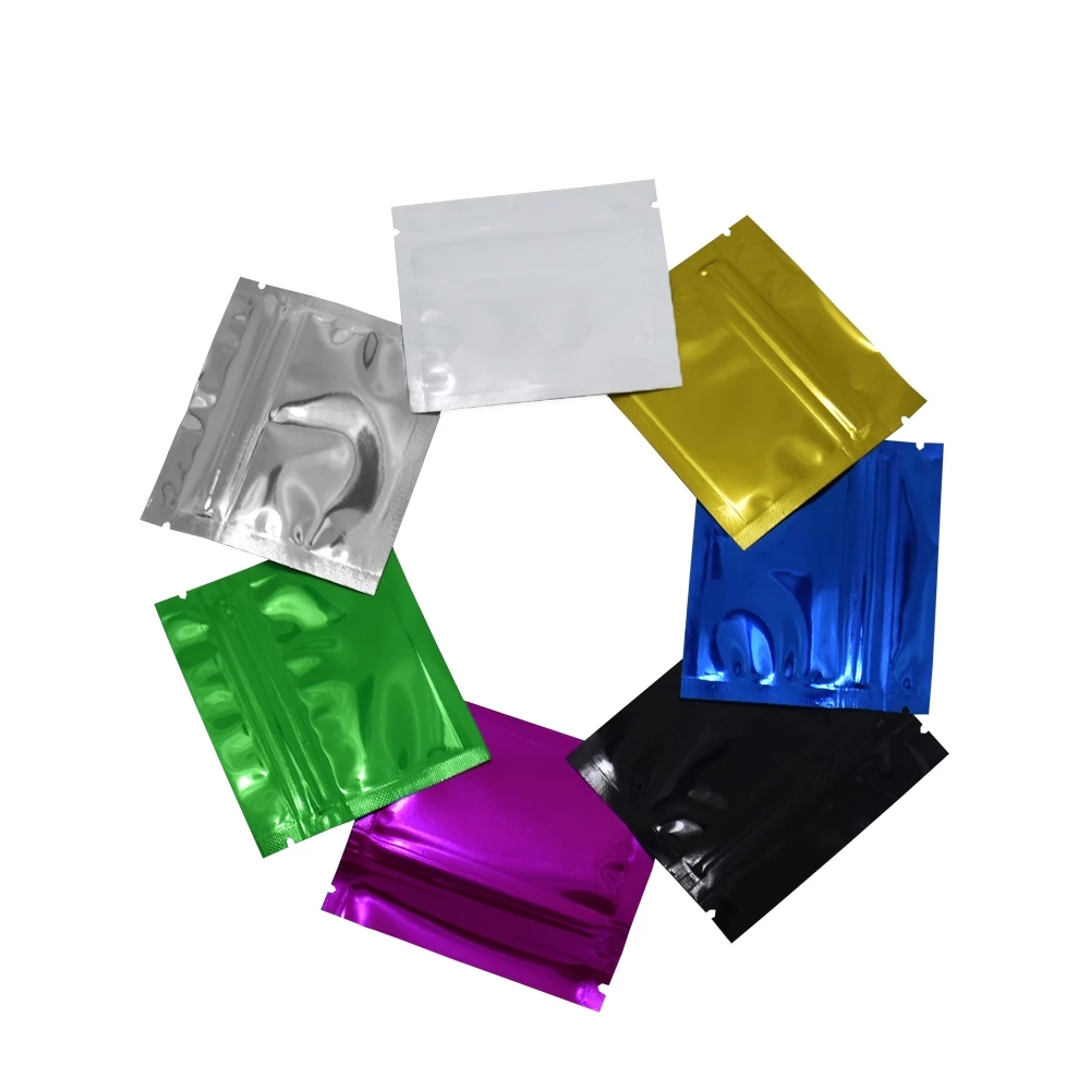 100Pcs Colorful Glossy Aluminu - огляд і ціна Food Storage With Lock