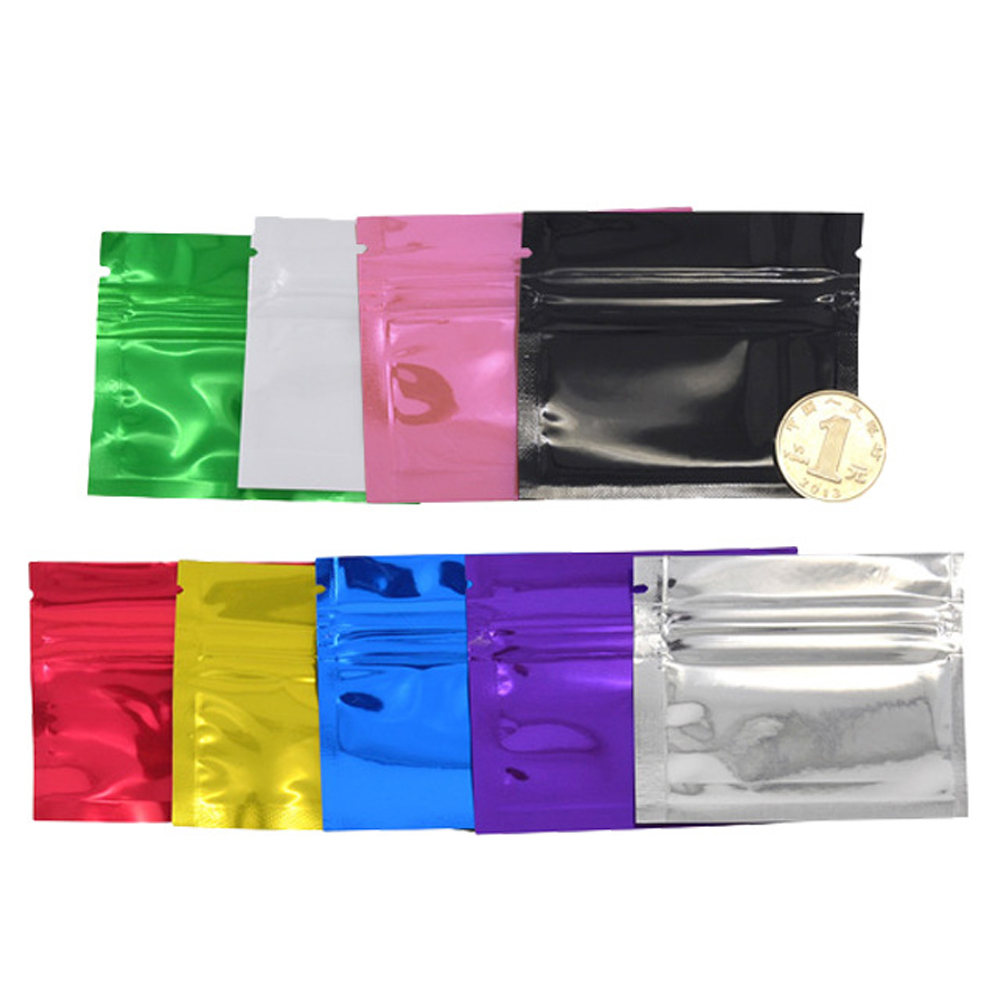 100Pcs Colorful Glossy Aluminu - огляд і ціна Food Storage With Lock