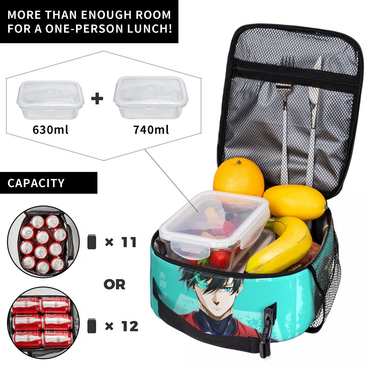 Anime Blue Locks Product Insul - огляд і ціна Food Storage Lock Box