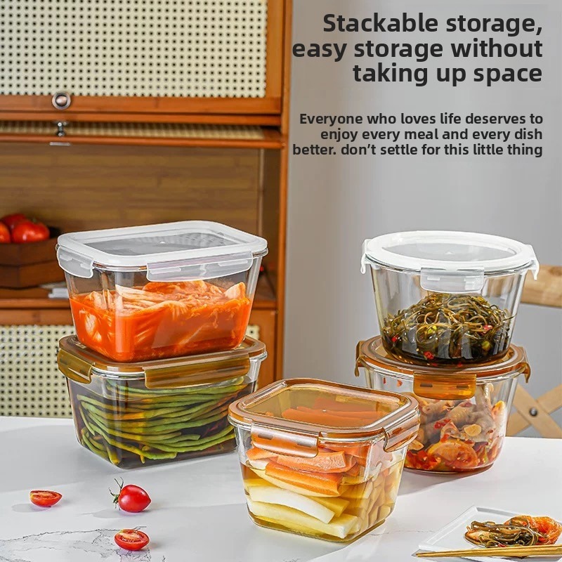 2500ml Large Glass Food Storag - огляд і ціна Food Storage Glass Containers Large