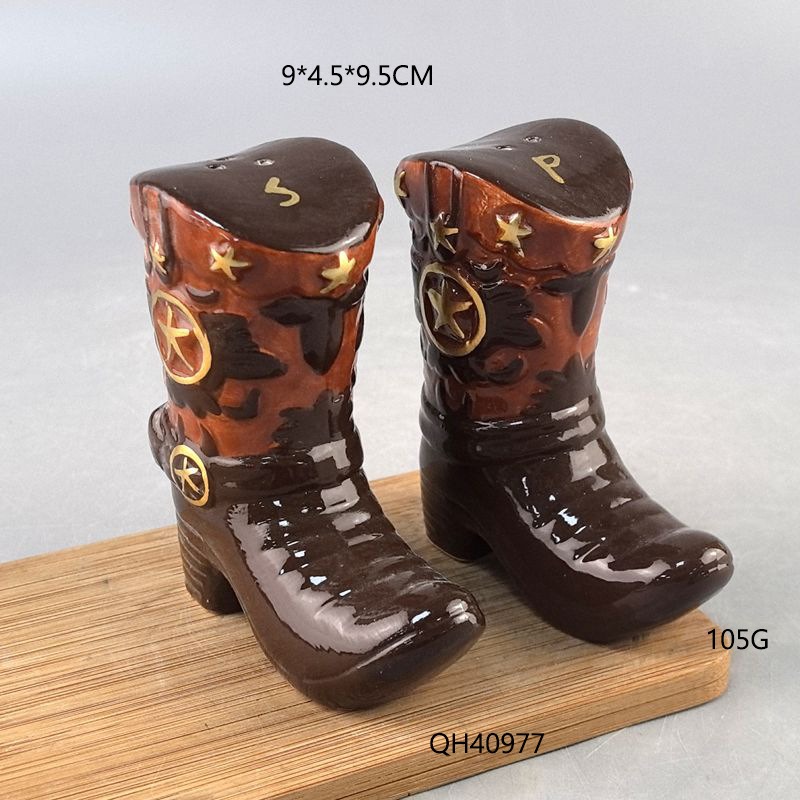 Vintage Boots Ceramic Spice Ja - огляд і ціна Food Storage Jar Set