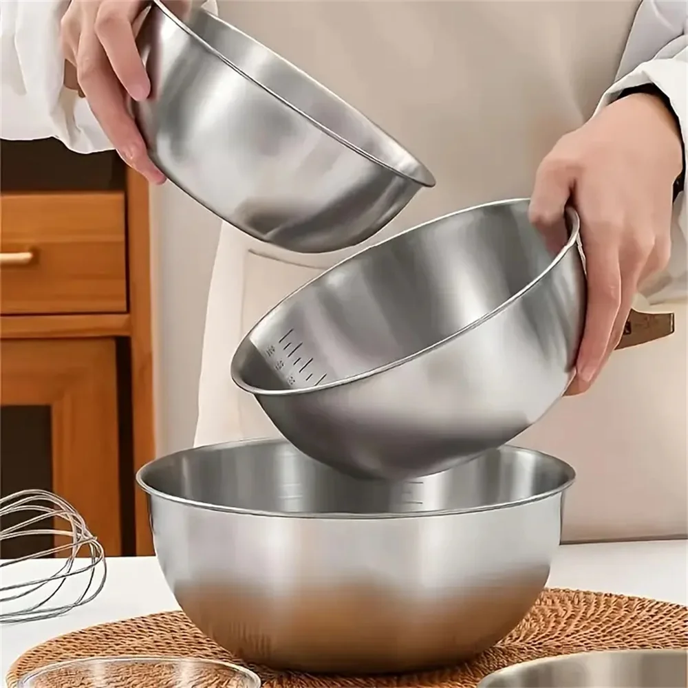 1-3 Stainless Steel Bowl Set w - огляд і ціна Food Storage For Room