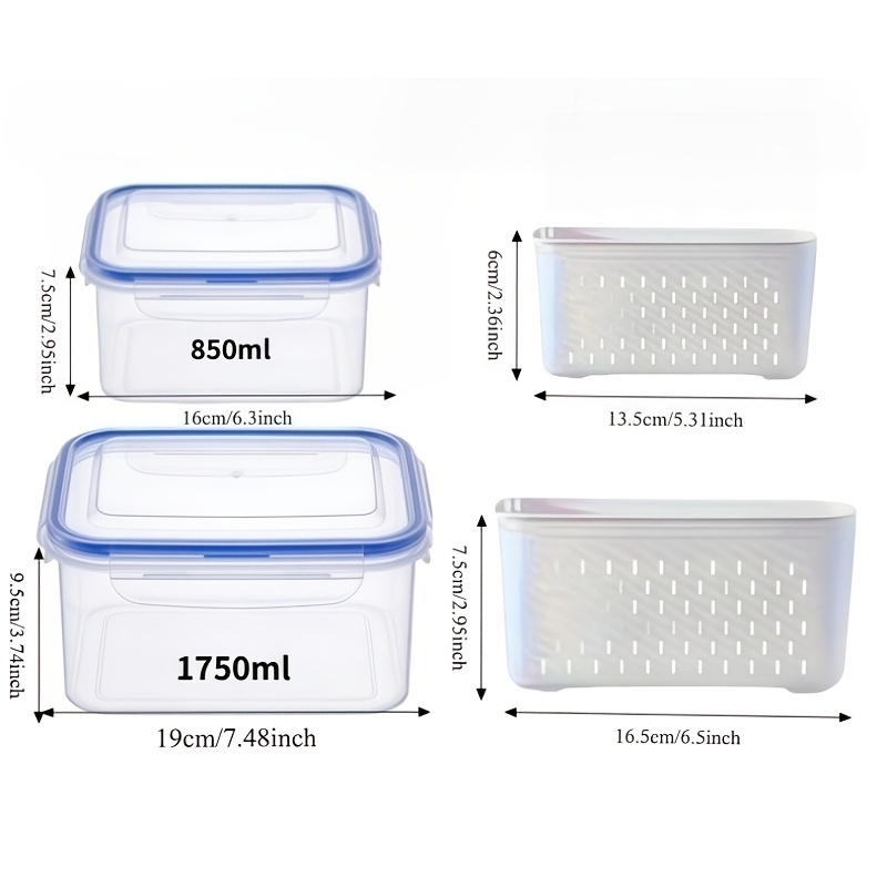 4pcs/Set Leak-Proof Food Stora - огляд і ціна Food Storage Jar Set
