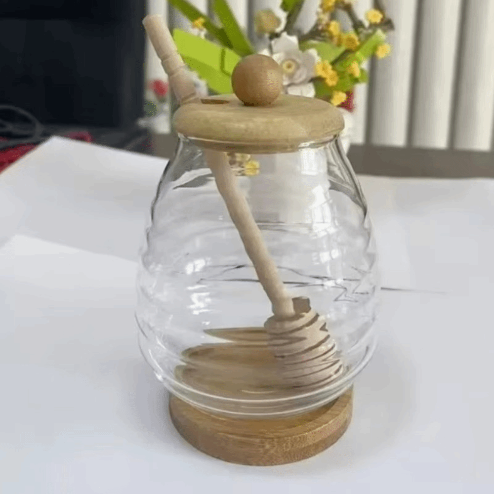 Transparent Glass Honeycomb Ta - огляд і ціна Food Storage Glass Containers Large