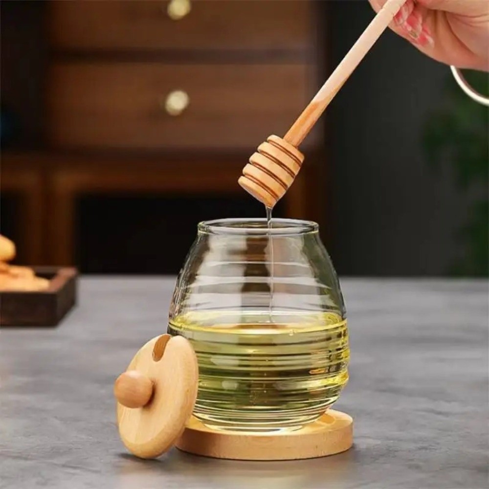 Transparent Glass Honeycomb Ta - огляд і ціна Food Storage Glass Containers Large