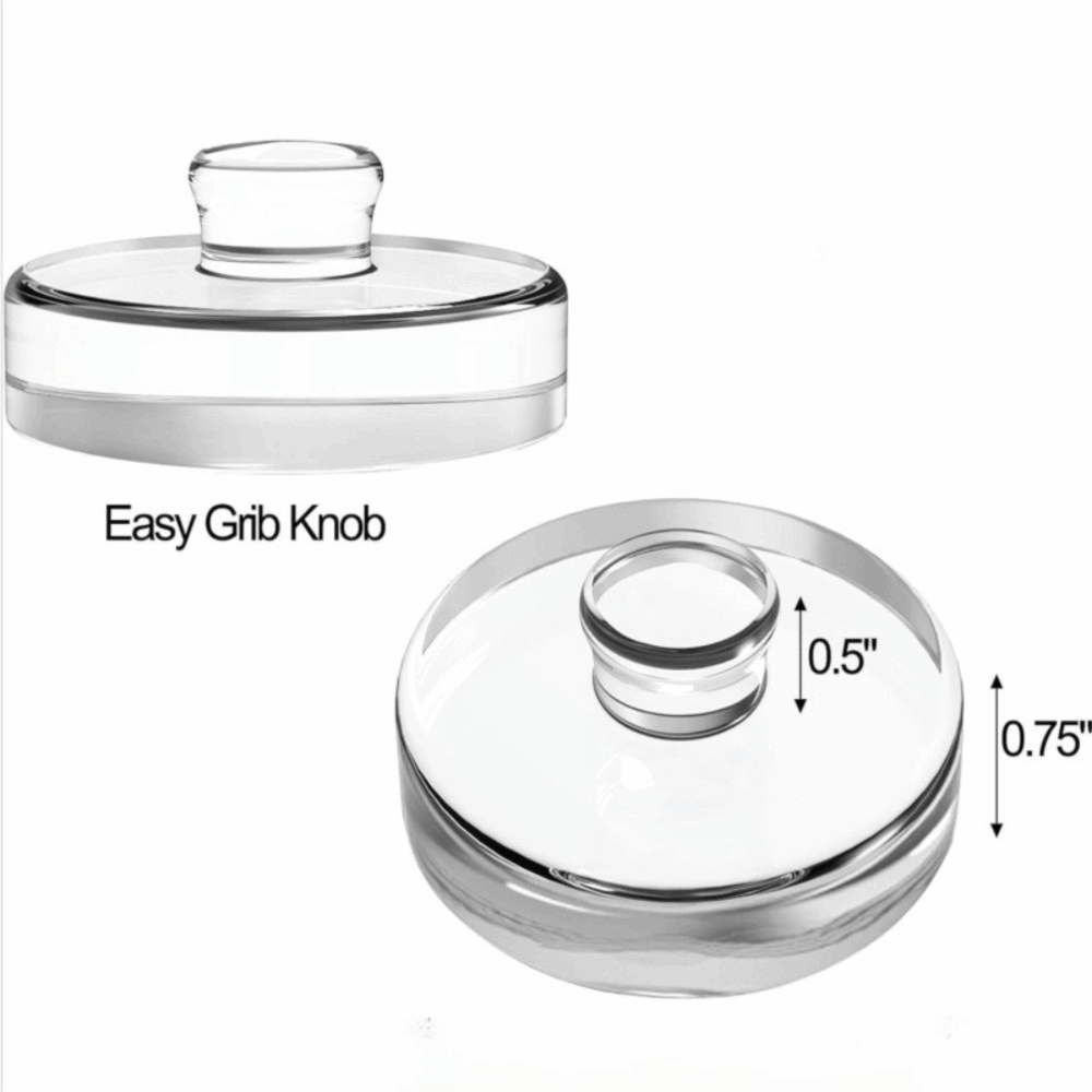 Fermented Glass Weights Clear  - огляд і ціна Mason Jar Wide Mouth