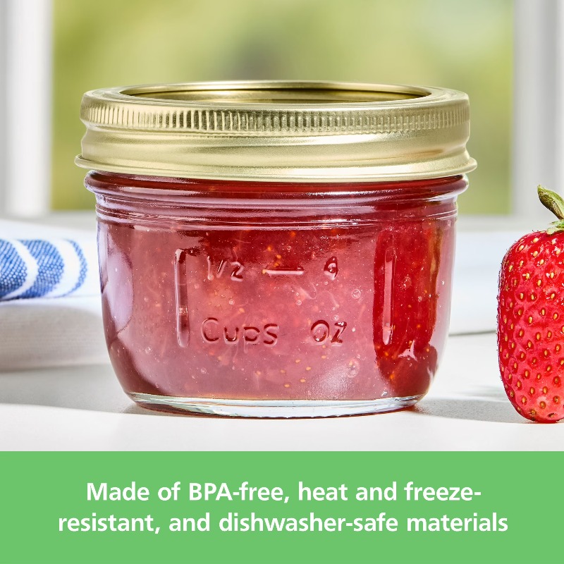 8 oz Mason Jars, Wide Mouth Ha - огляд і ціна Mason Jar Wide Mouth