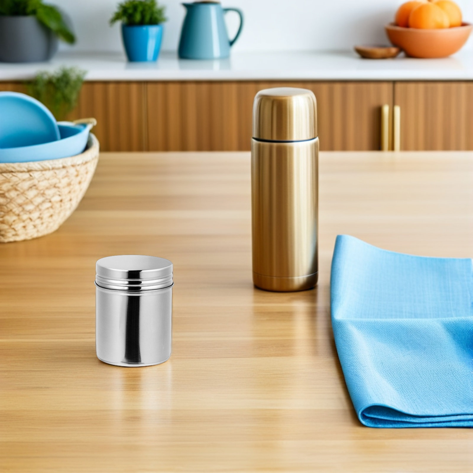 2Pcs Stainless Steel Canisters - огляд і ціна Food Storage Containers