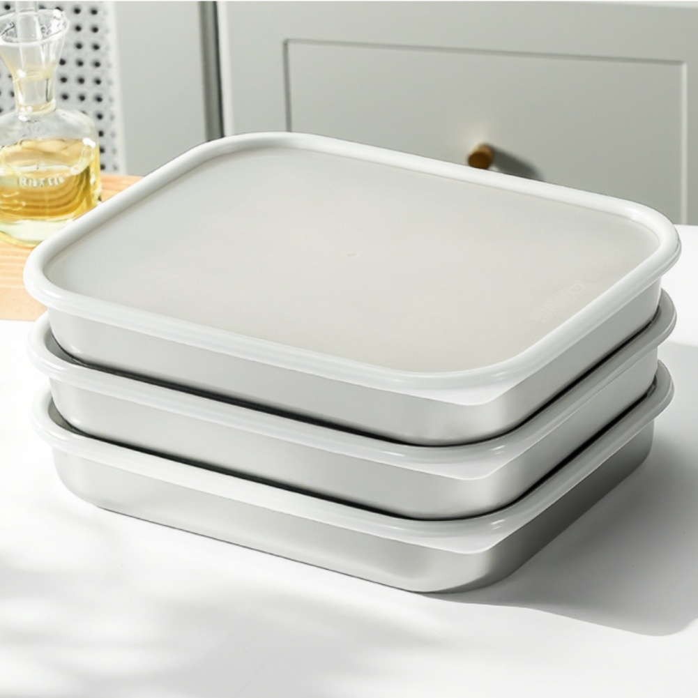 Stainless Steel Food Storage C - огляд і ціна Food Storage Square Containers