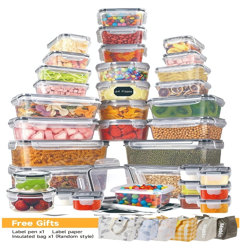 48PCS BPA-Free Food Storage Se - огляд і ціна Food Storage Ideas