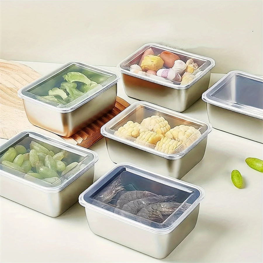 1/3/5pcs Stainless Steel Food  - огляд і ціна Food Storage Ideas