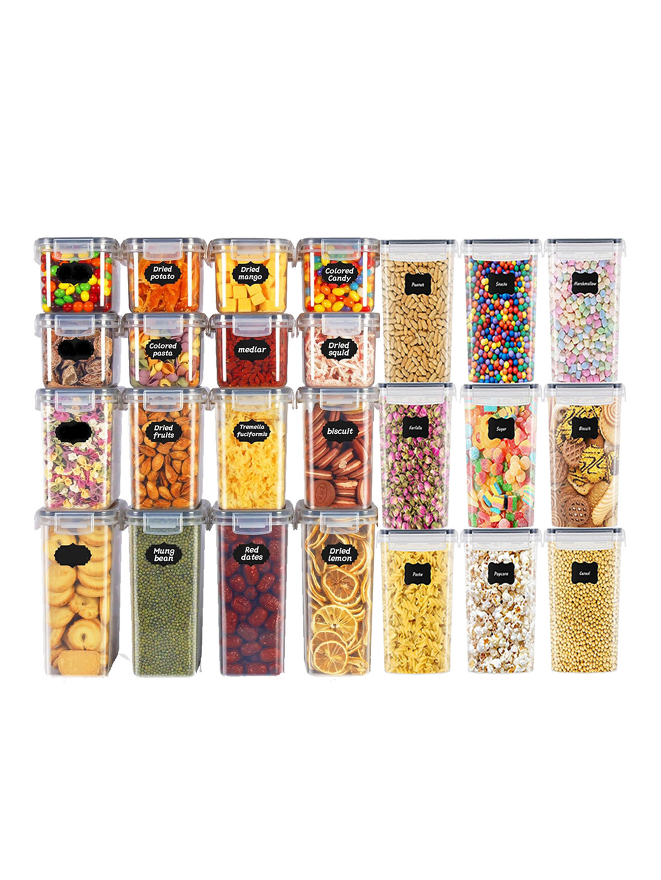 48pcs, Sealed Food Storage Con - огляд і ціна Food Storage Ideas