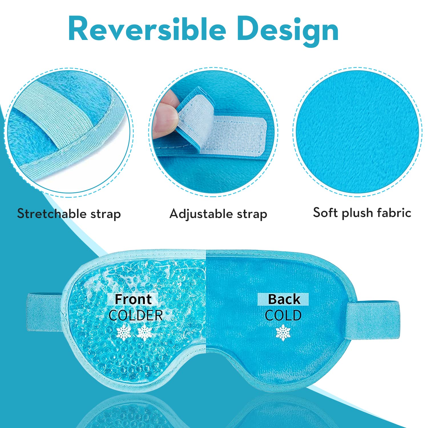 Cooling Eye Mask Gel Eye Mask  - огляд і ціна Cold Pack Ice Gel