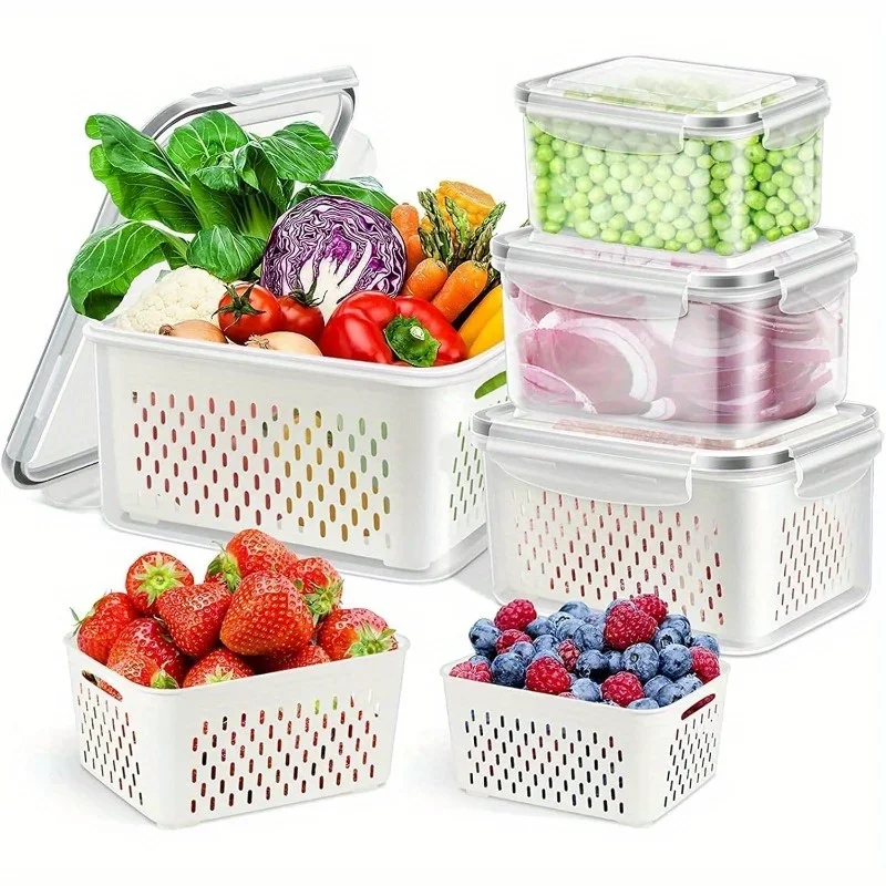 Fridge Food Storage Container  - огляд і ціна Food Storage Jar Set