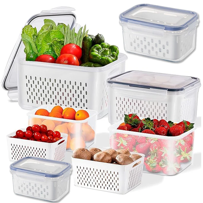 Fridge Food Storage Container  - огляд і ціна Food Storage Jar Set