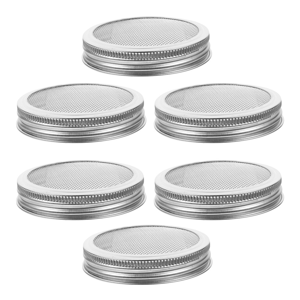 6Pcs Stainless Steel Sprouting - огляд і ціна Mason Jar Wide Mouth