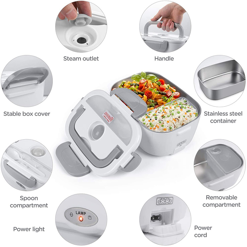 Stainless Steel Electric Heati - огляд і ціна Portable Food Warmer